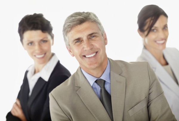 Business trio portrait. Photo : Momentimages