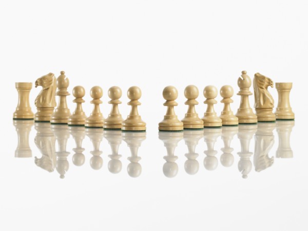 Team of chess pieces. Photo : David Arky
