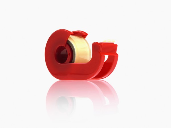 Studio shot of adhesive tape. Photo : David Arky