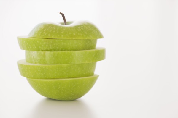 Sliced apple. Photo : Daniel Grill