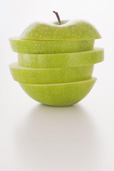 Sliced apple. Photo : Daniel Grill