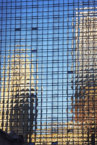 USA, New York City, skyscraper facade. Photo : fotog