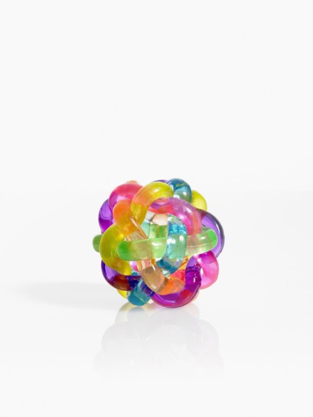 Studio shot of molecular model. Photo : David Arky