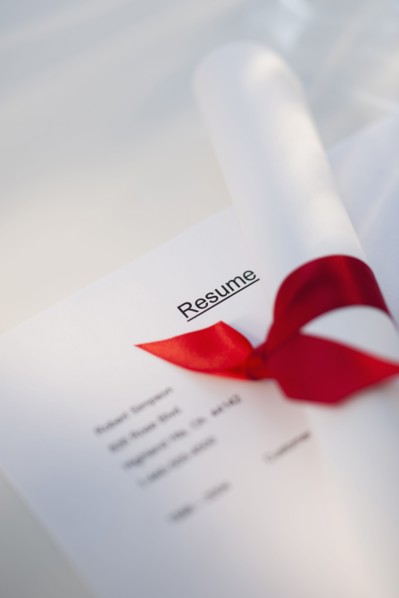 Diploma on resume.