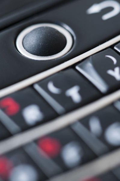Close-up of mobile phone.