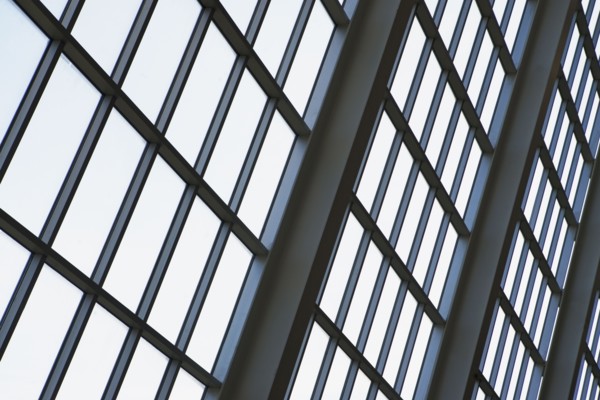 USA, New York City, Metropolitan Museum window detail. Photo : fotog