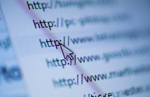 Website displayed on screen.