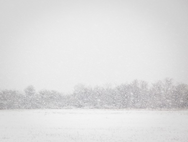 USA, New York State, Rockaway Beach, snowstorm. Photo : Jamie Grill Photography