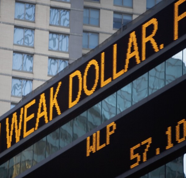 USA, New York State, New York City, Times Square, Stock Quotron, close-up. Photo : fotog