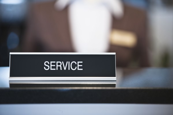 Service sign.