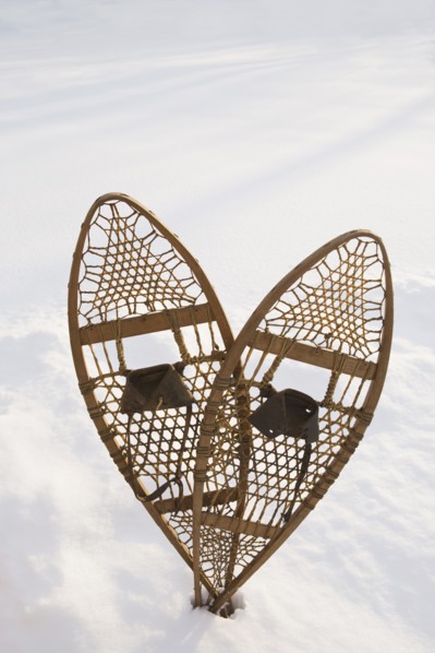 USA, New Jersey, Pair of snowshoe. Photo : Chris Hackett