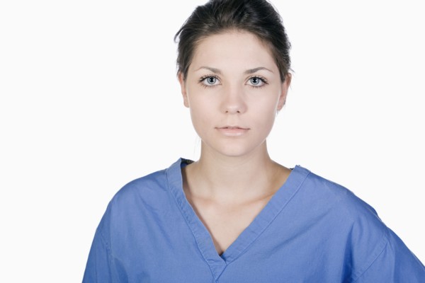 Studio portrait of teenage medical student (14-15). Photo: Justin Paget