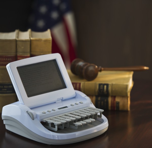 Stenograph machine. Photo: Daniel Grill