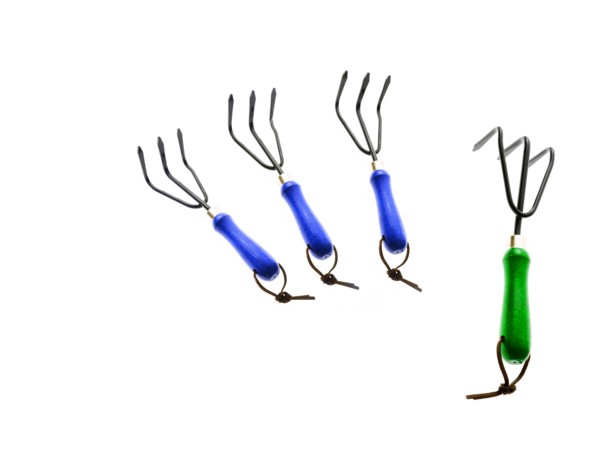 Studio shot of gardening fork. Photo: David Arky