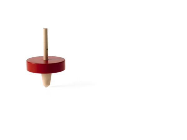 Studio shot of spinning top. Photo : David Arky