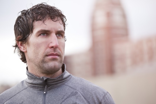 USA, Washington, Seattle, portrait of man in workout wear. Photo: Take A Pix Media