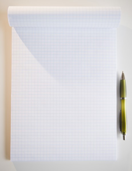 Studio shot of notepad. Photo : Jamie Grill Photography