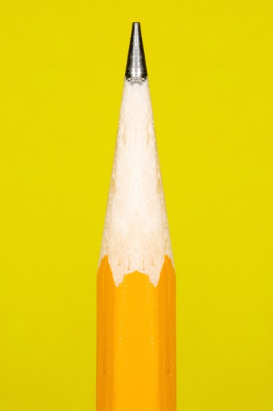 Close-up of pencil. Photo : Antonio M. Rosario