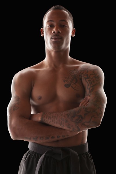 Portrait of martial arts practitioner. Photo : Mike Kemp