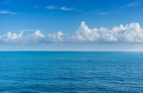 Puerto Rico, Old San Juan, seascape.