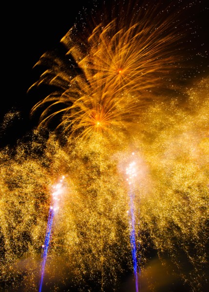 Fourth of July fireworks.