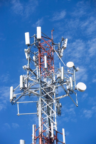 Telecommunications tower. Photo : fotog