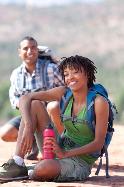 Man and woman in nature