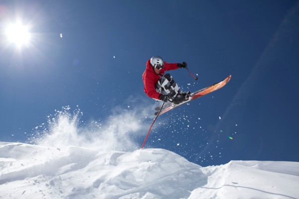 Skiing Action