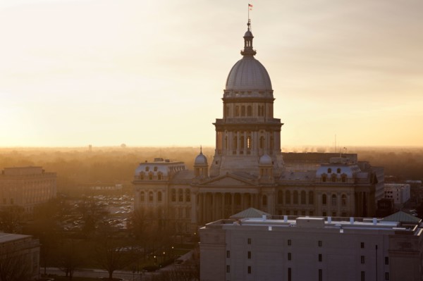 USA, Illinois, Springfield, View of State Capitol of Illinois. Photo : Henryk Sadura