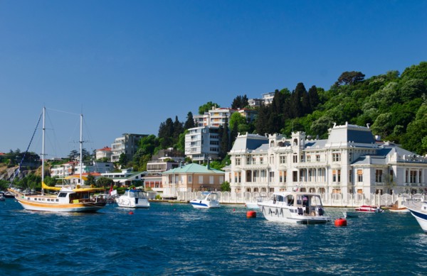 Turkey, Istanbul, Egyptian Consolate on the Bosphorus .