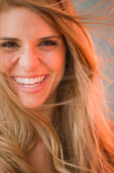 Portrait of smiling blonde woman. Photo: Jamie Grill
