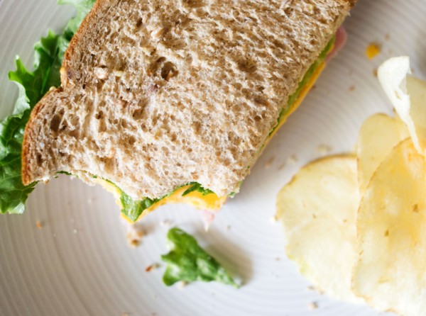 Close up of sandwich. Photo: Jamie Grill