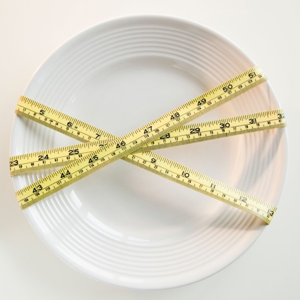 Plate tied with tape measure. Photo: Jamie Grill
