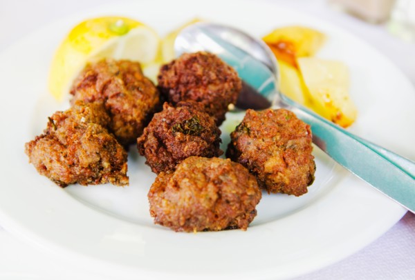 Greece, Athens, Greek lamb meatballs.
