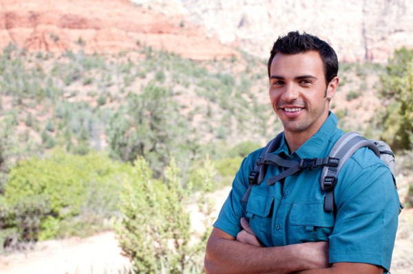Outdoor man Posing