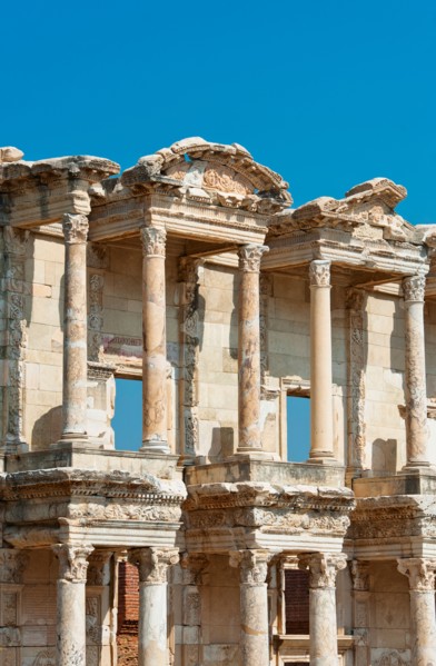 Turkey, Ephesus, Library of Celsus.