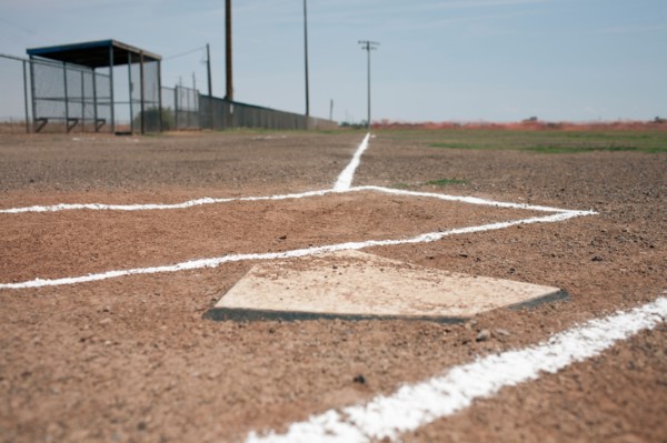 Baseball home plate. Photo: Winslow Productions