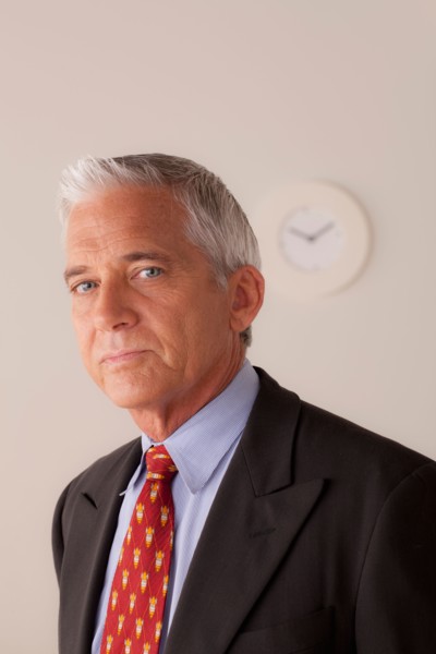 Studio portrait of senior businessman. Photo: Rob Lewine