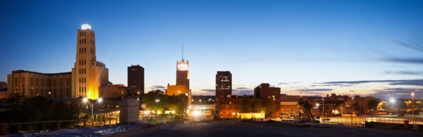 USA, Ohio, Akron, Panoramic skyline. Photo : Henryk Sadura