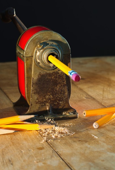 Studio shot of pencil sharpener.