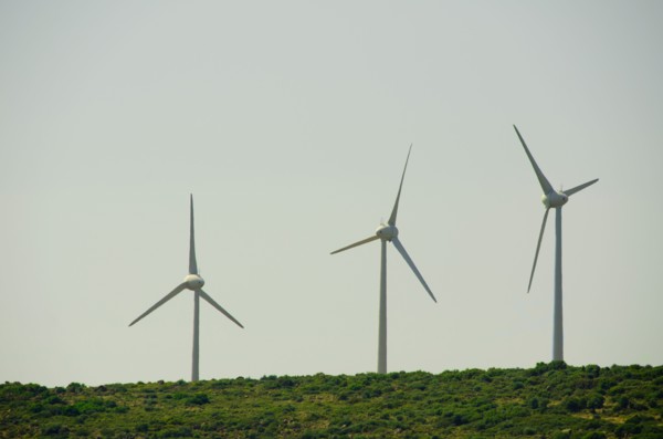 Turkey, Izmir, wind turbines. Photo: Tetra Images