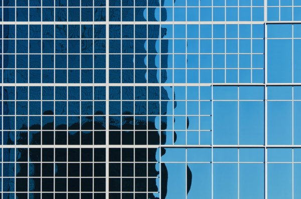USA, Georgia, Atlanta, Close-up view of glass building.