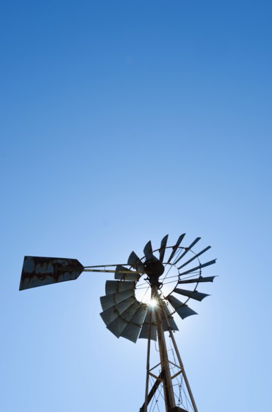 USA, Georgia, Stone Mountain, Old fashioned turbine.