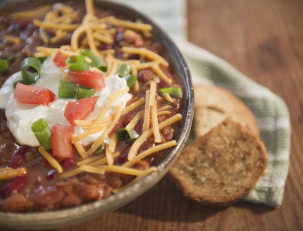 Close up of stew with chili. Photo : Jamie Grill