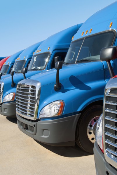 New semi trucks. Photo : DKAR Images