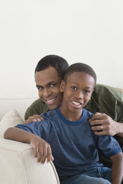 Portrait of Father and Son (12-13). Photo : Rob Lewine