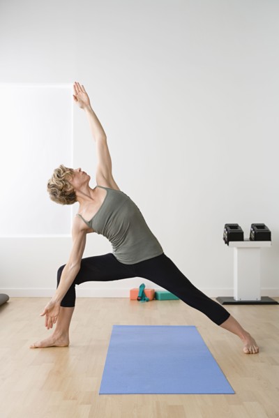 Woman in yoga pose. Photo: Rob Lewine