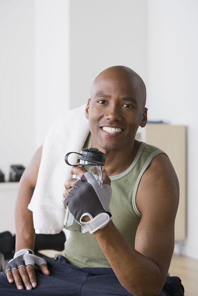 Portrait of male athlete. Photo : Rob Lewine