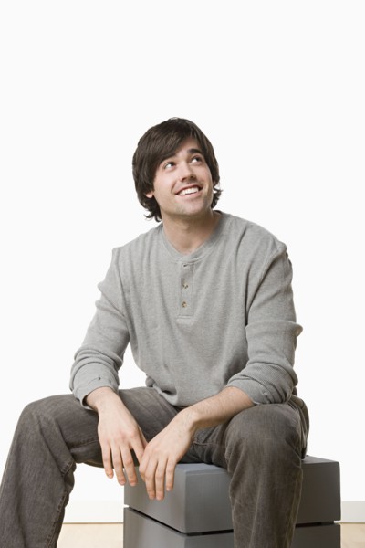 Studio portrait of young man. Photo : Rob Lewine
