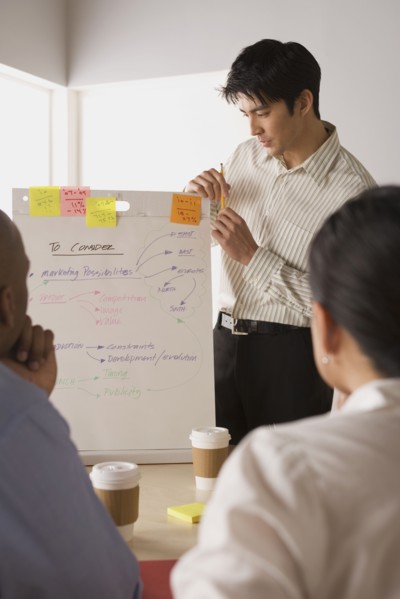 Group of businesspeople in meeting. Photo : Rob Lewine